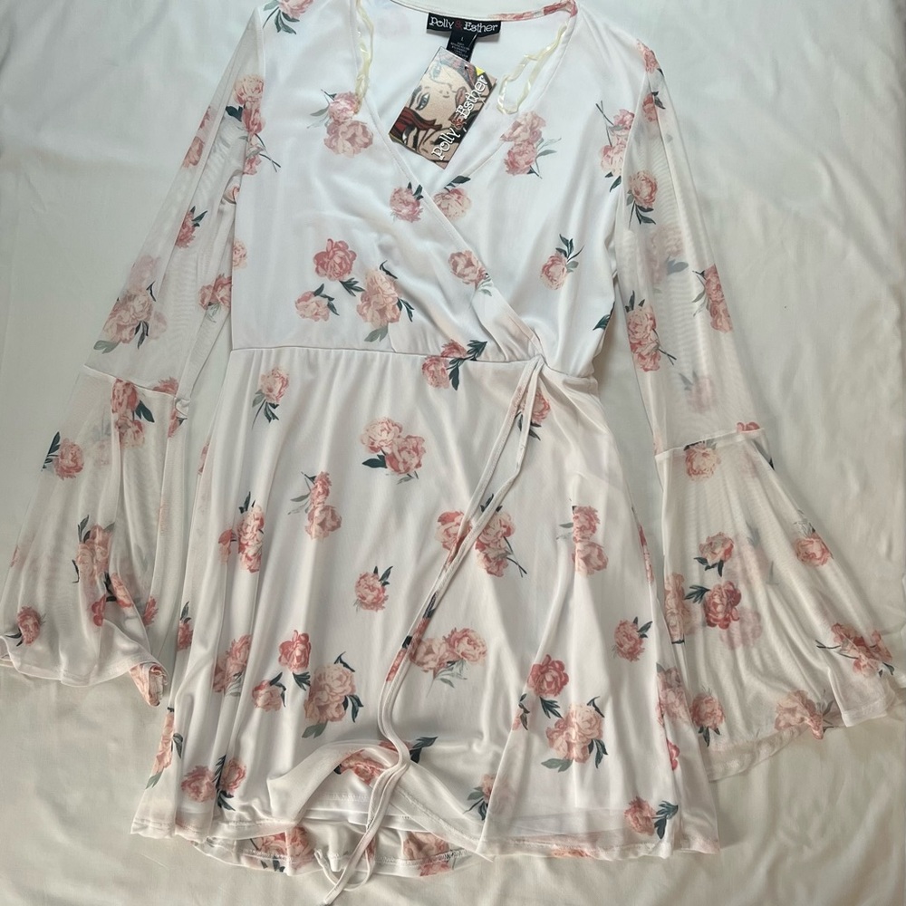 Floral dress with Bell Sleeves